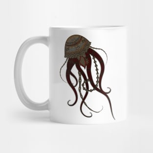 Elegant steampunk jellyfish Mug